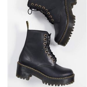 Dr. Martens Shriver Hi Burnished Wyoming Air Wair Black EU42 US10 BNNU with Box